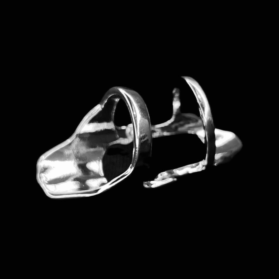 Punk Chrome Ring | US Size 7 - Image 8