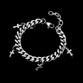 Retro cross bracelet