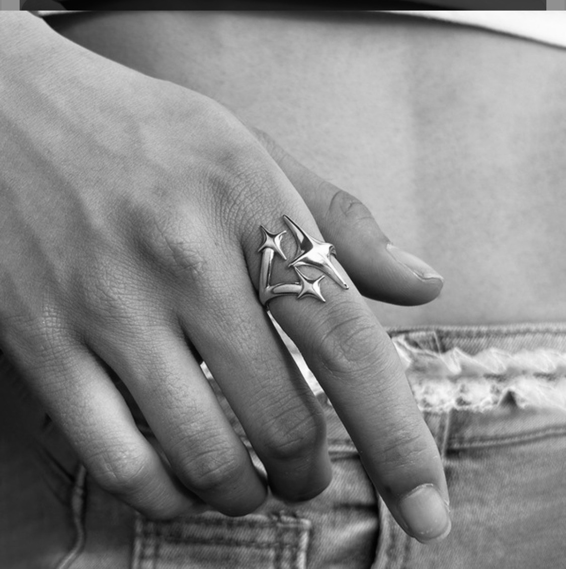 Y2k Star 3 Ring - Image 3