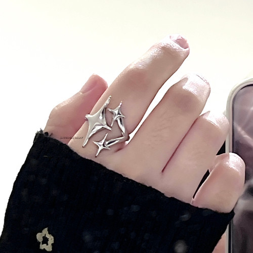 Y2k Star 3 Ring - Image 5