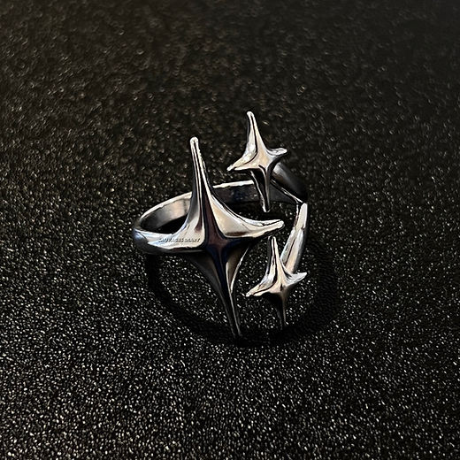 Y2k Star 3 Ring - Image 4