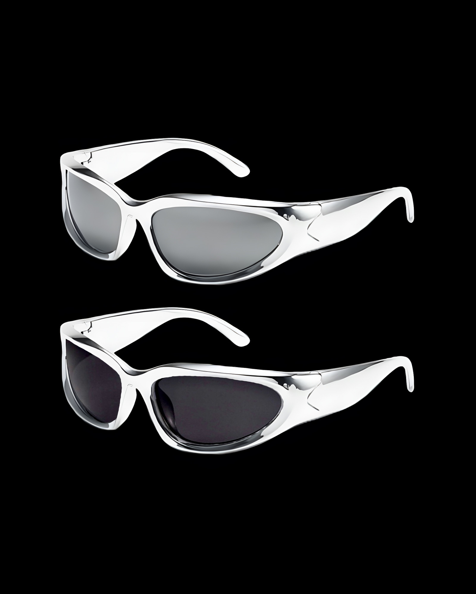 Y2K Metallic Sunglass