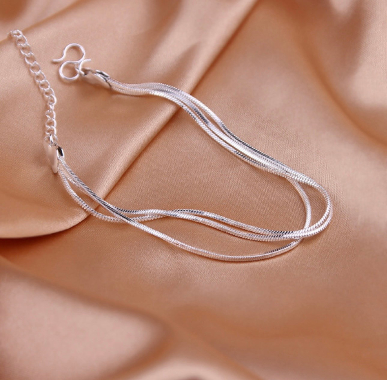 Snake Bone 3Layer Bracelet - Image 5